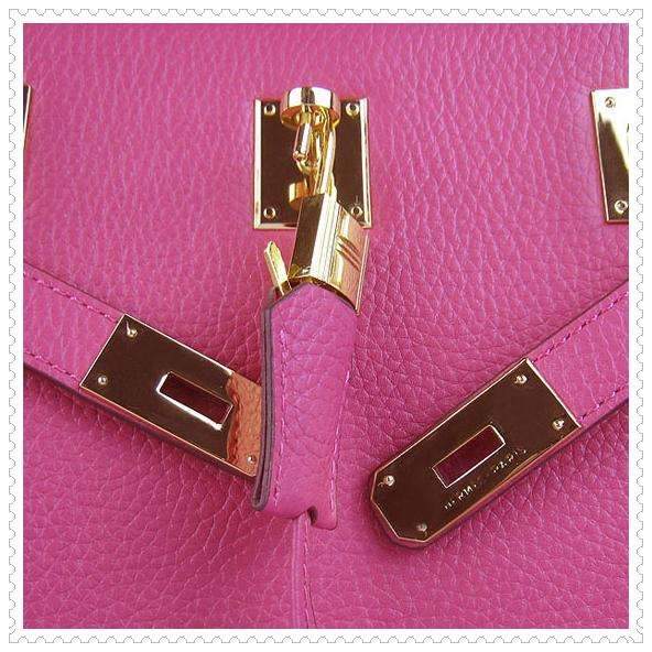 Hermes Jypsiere shoulder bag peach red with gold hardware - Click Image to Close